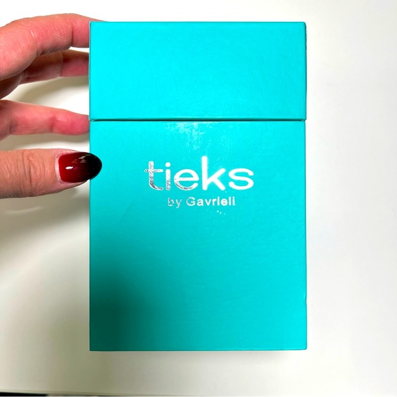 Tieks ballet flats patent leather grey croc new with box Sz 7 - Picture 4 of 8